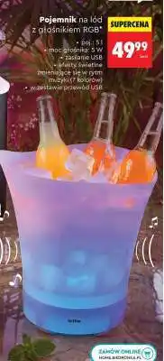 Biedronka Pojemnik na lód z głośnikiem RGB oferta
