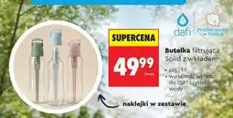 Biedronka Butelka filtrująca Solid z wkładem oferta