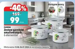 Biedronka Zestaw garnków emaliowanych oferta