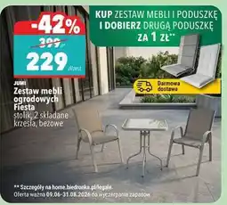 Biedronka Zestaw mebli ogrodowych Fiesta oferta