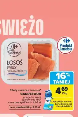 Carrefour Filety świeże z łososia CARREFOUR oferta