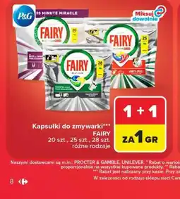 Carrefour Kapsułki do zmywarki Fairy oferta