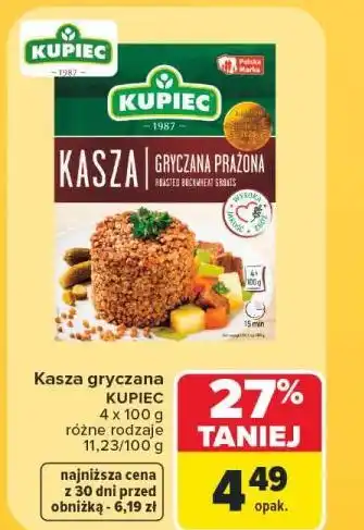 Carrefour Kasza gryczana KUPIEC oferta