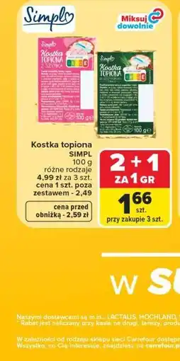 Carrefour Kostka topiona Simpl oferta