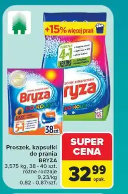 Carrefour Bryza Proszek, kapsułki do prania oferta