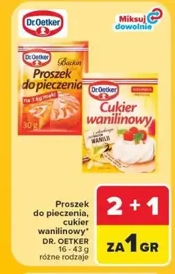 Carrefour Proszek do pieczenia, cukier wanilinowy oferta