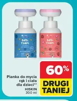 Carrefour Pianka do mycia rąk i ciała dla dzieci HISKIN oferta