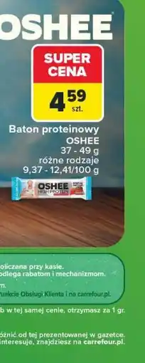 Carrefour Baton proteinowy Oshee oferta