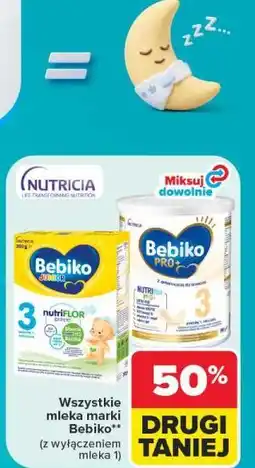 Carrefour Wszystkie mleka marki Bebiko oferta