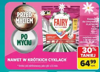Carrefour Kapsułki do zmywarki Fairy Platinum Plus oferta