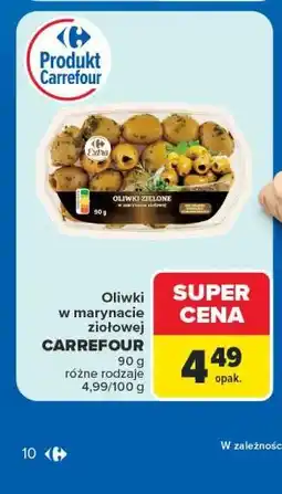 Carrefour Oliwki w marynacie ziołowej CARREFOUR oferta