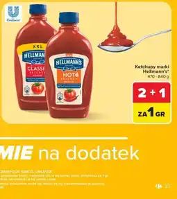 Carrefour Ketchupy marki Hellmann's oferta