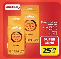 Carrefour Kawa mielona Lavazza Qualità Oro oferta