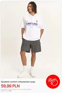 Cropp Spodenki comfort z kieszeniami cargo Cropp oferta