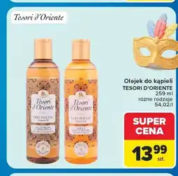 Carrefour Olejek do kąpieli Tesori d'Oriente Olio di Argan e Cipero Dolce oferta