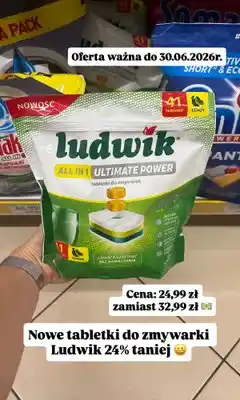 Dino Tabletki do zmywarek Ludwik All in 1 Ultimate Power Lemon oferta