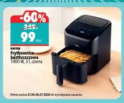 Biedronka Frytkownica beztłuszczowa Hoffen czarna oferta