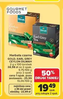 Carrefour Herbata czarna Dilmah Gold oferta