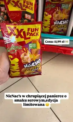 Dino Orzeszki w chrupiącej panierce Lorenz NicNac's Nacho Cheese Style oferta