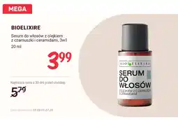 Rossmann Serum do włosów z olejkiem z czarnuszki i ceramidami 3w1 Bioelixire oferta