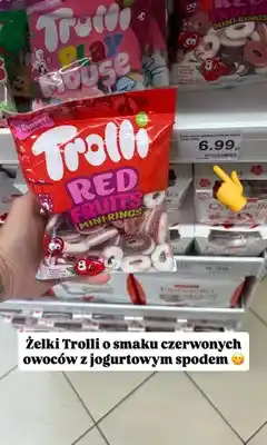 Dino Żelki Trolli Red Fruits Mini Rings oferta