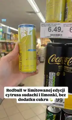 Dino Napój energetyczny Red Bull The Summer Edition Sudachi Limonka bez cukru oferta