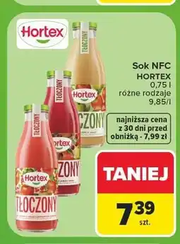 Carrefour Sok NFC tłoczony Hortex oferta