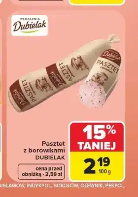 Carrefour Pasztet z borowikami Dubielak oferta