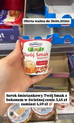 Dino Serek śmietankowy Piątnica Twój Smak puszysty z bekonem oferta