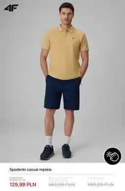 4F Spodenki casual męskie 4F oferta