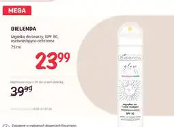 Rossmann Mgiełka do twarzy rozświetlająco-ochronna Bielenda Glaze & Glow SPF 50 oferta