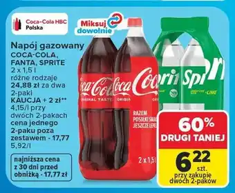 Carrefour Napój gazowany Fanta 2-pak oferta