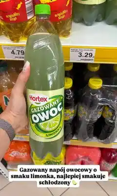 Dino Napój gazowany Hortex Gazowany Owoc smak limonka oferta