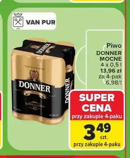 Carrefour Piwo Donner Mocne 4-pak oferta