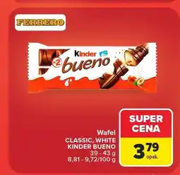 Carrefour Wafel Kinder Bueno Classic oferta