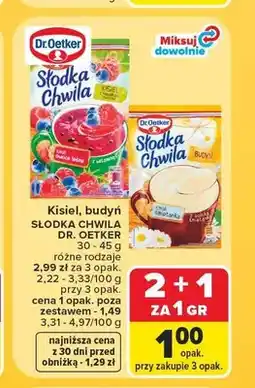 Carrefour Budyń Słodka Chwila Dr. Oetker oferta