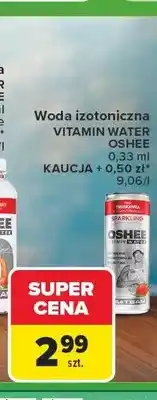 Carrefour Woda izotoniczna Vitamin Water Oshee Sparkling oferta