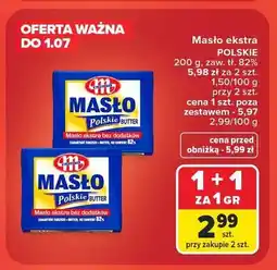 Carrefour Masło ekstra Mlekovita Polskie oferta