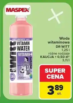 Carrefour Woda witaminowa Dr Witt Vitamin+ oferta