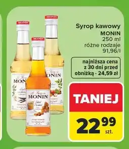 Carrefour Syrop kawowy Monin Salted Caramel oferta