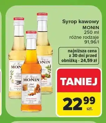 Carrefour Syrop kawowy Monin Salted Caramel oferta