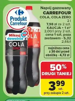 Carrefour Napój gazowany Cola Carrefour oferta