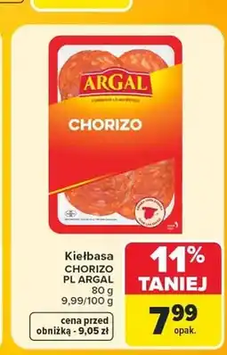 Carrefour Kiełbasa Chorizo Argal oferta