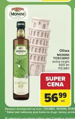 Carrefour Oliwa extra virgin Monini Toscano oferta