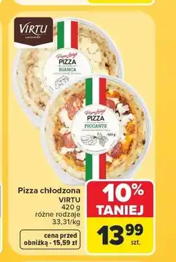 Carrefour Pizza chłodzona Virtu Papa Luigi Piccante oferta