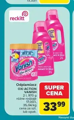 Carrefour Odplamiacz w proszku Vanish Oxi Action oferta