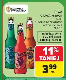 Carrefour Piwo smakowe Captain Jack Original oferta