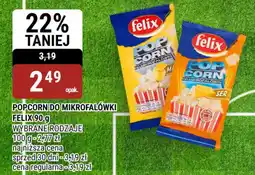 bi1 Popcorn do mikrofalówki felix oferta