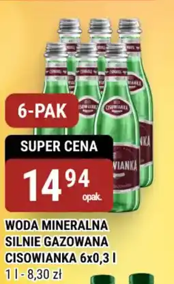 bi1 Woda mineralna silnie gazowana cisowianka oferta