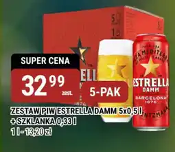 bi1 Zestaw piw estrella damm 5x0,5 l oferta